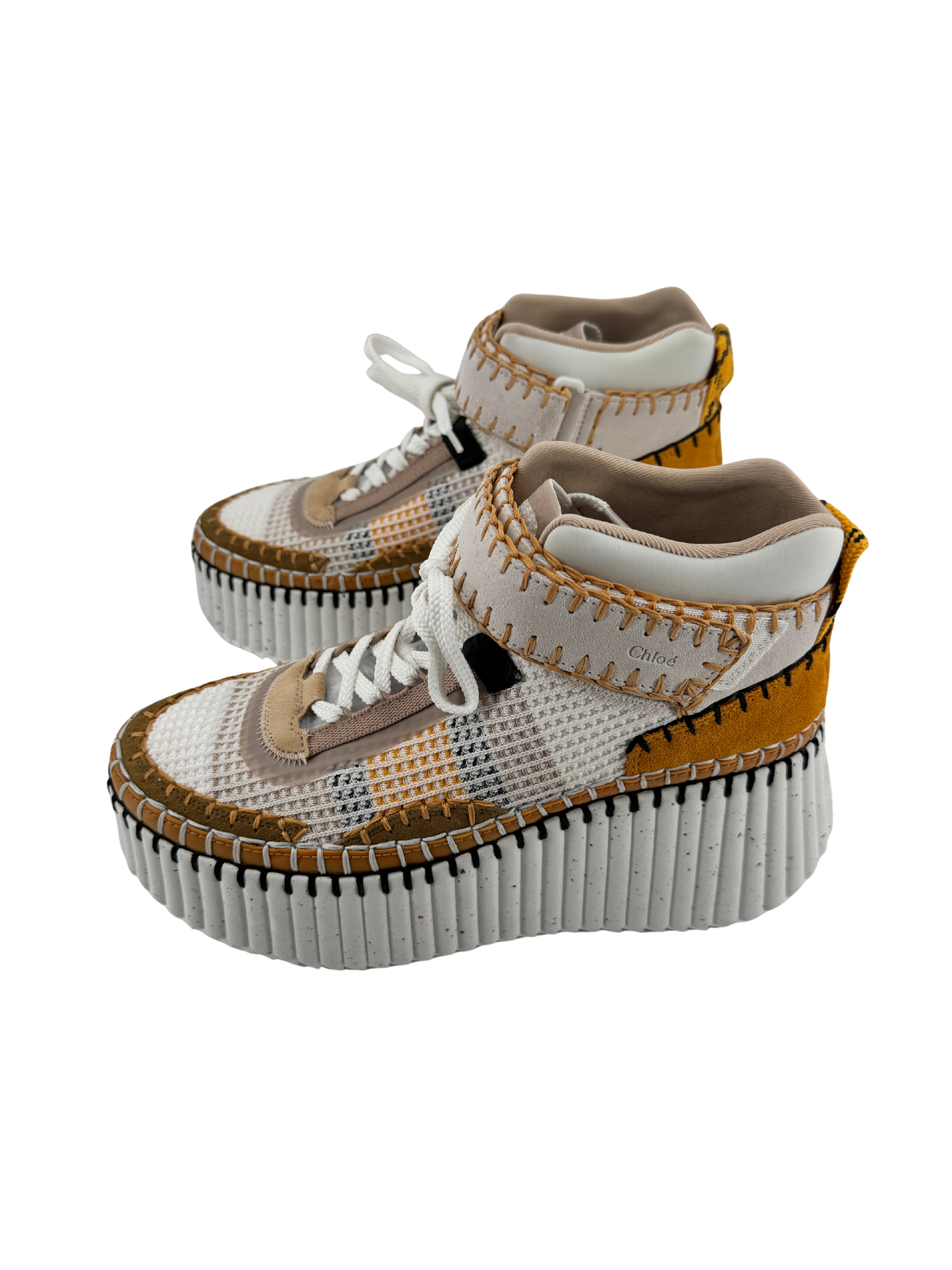 Baskets Compensées Nama Chloé – L’élégance architecturale au service du style contemporain