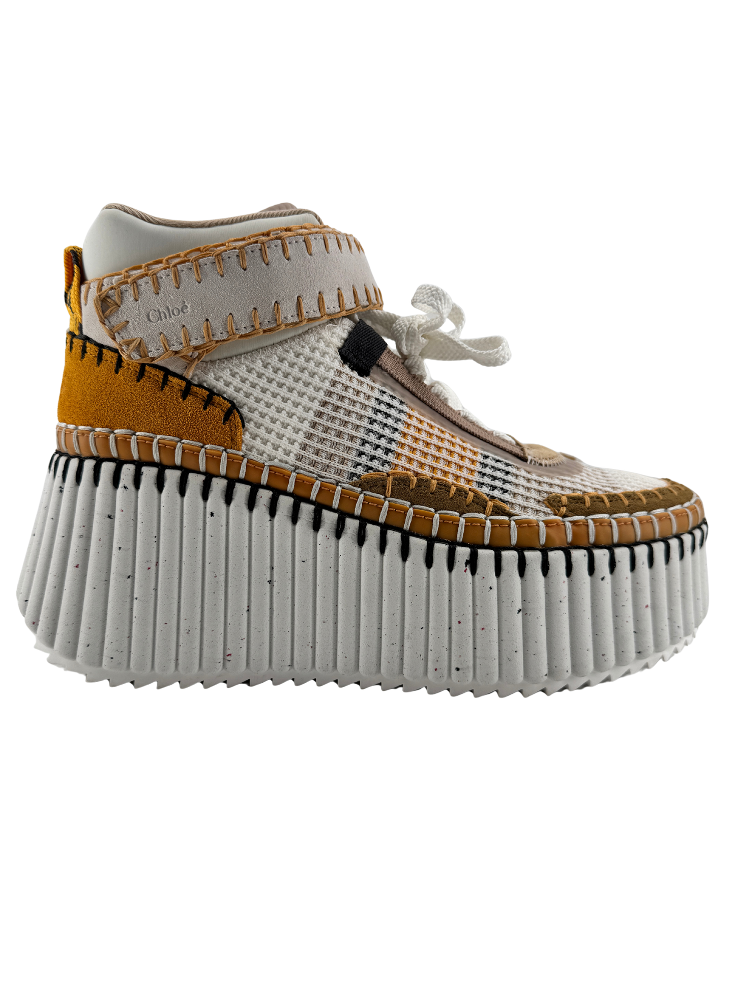 Baskets Compensées Nama Chloé – L’élégance architecturale au service du style contemporain