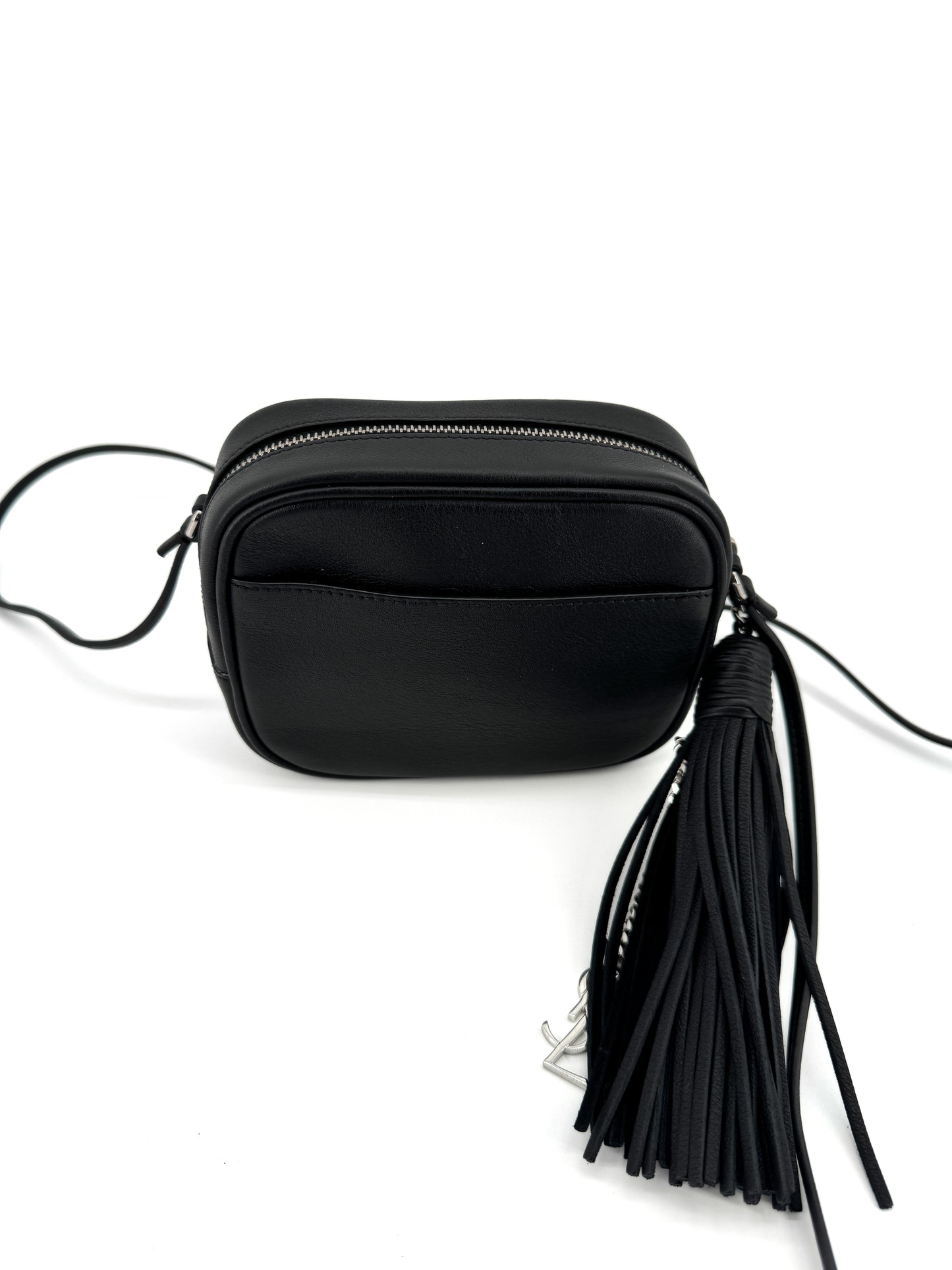 Sac Saint Laurent Blogger « Love » – Édition limitée en cuir noir brodé