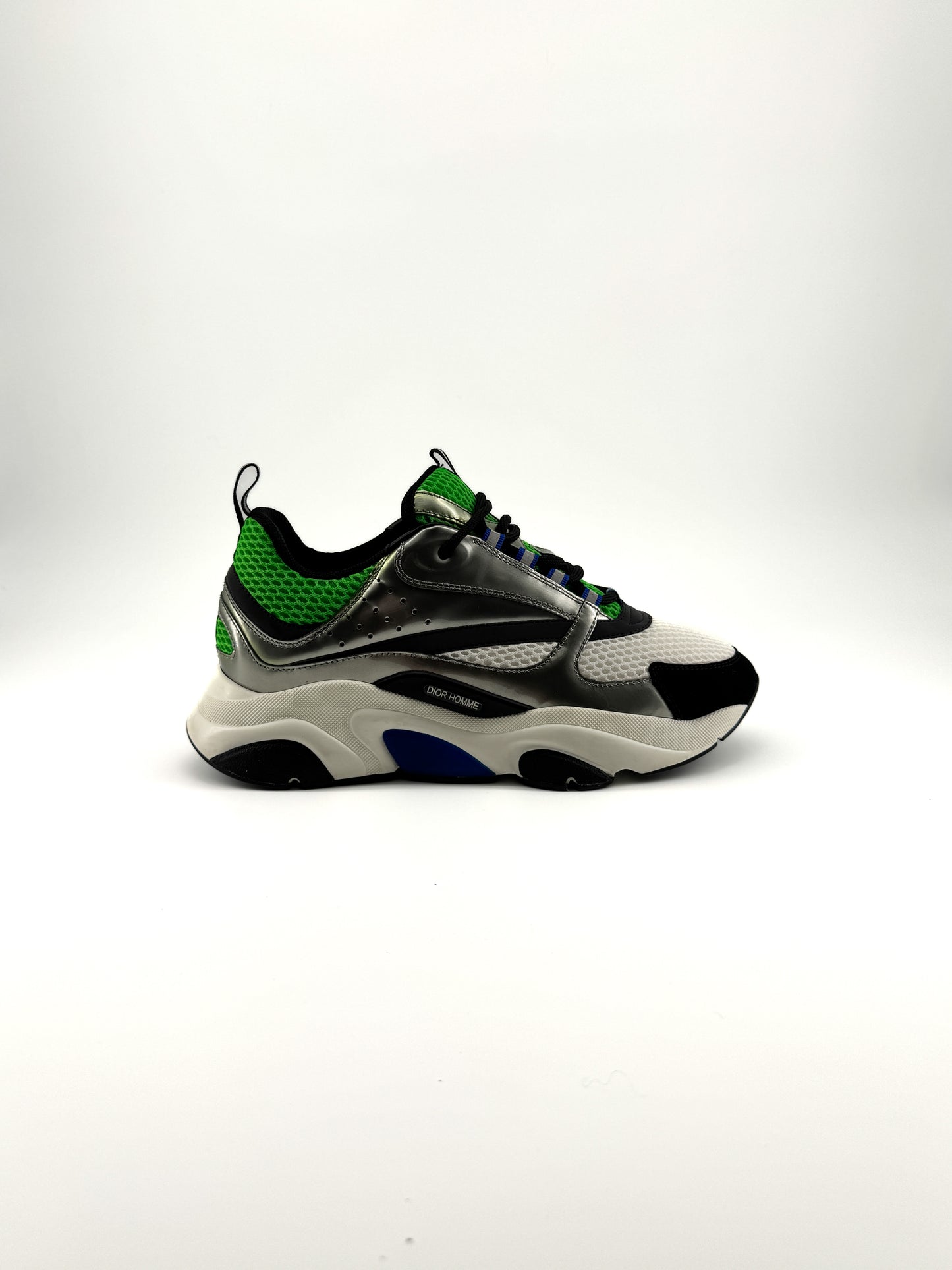 Baskets Dior B22 Silver Green – Sneakers de Luxe Homme