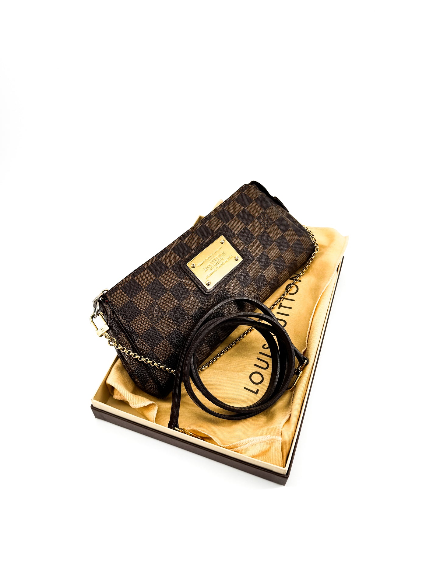 Louis Vuitton Eva Clutch – Damier Ébène 2009