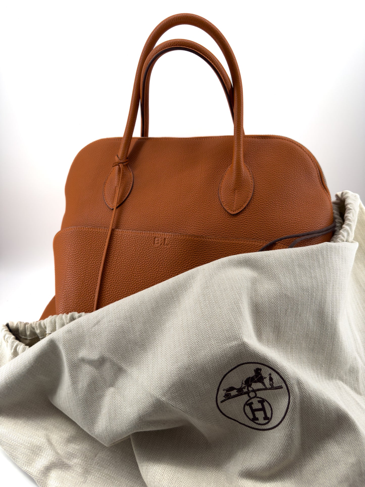 Sac Hermès Bolide 45 en cuir Togo terre battue – Élégance intemporelle et excellence artisanale (année 2006)