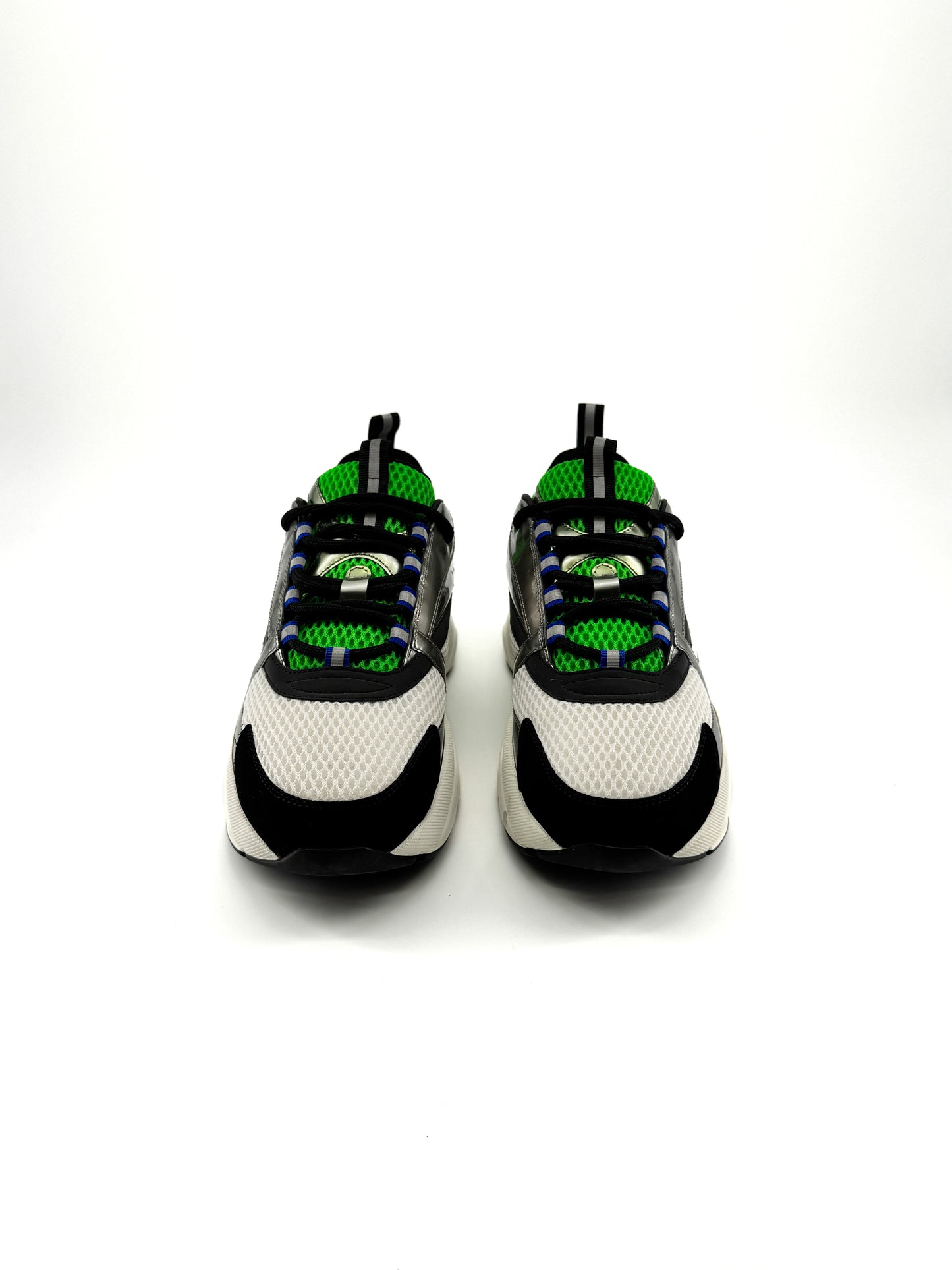 Baskets Dior B22 Silver Green – Sneakers de Luxe Homme