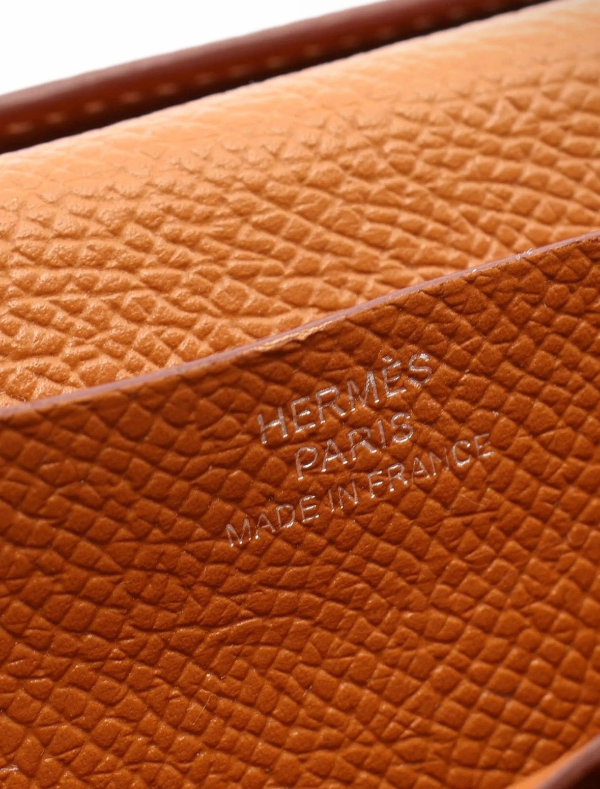 Hermès Béarn Soufflet — Cuir Epsom Gold, Fermoir H Palladié