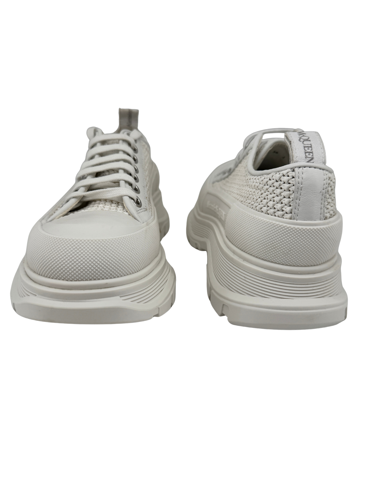 Alexander McQueen — Tread Slick Raffia Blanc, T.38