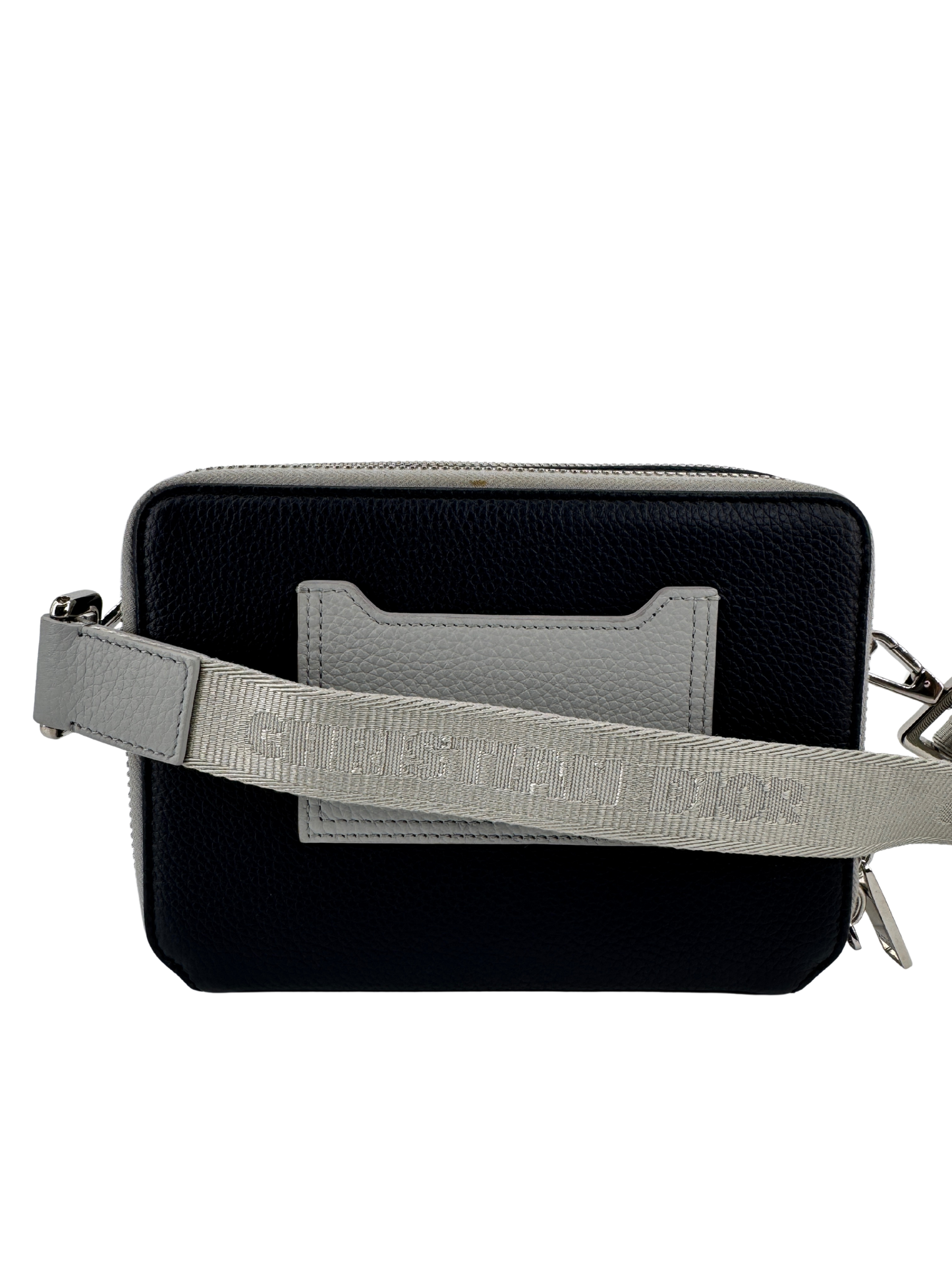 Dior Navy/Gray Leather Shoulder Bag — Contemporary Elegance by Dior