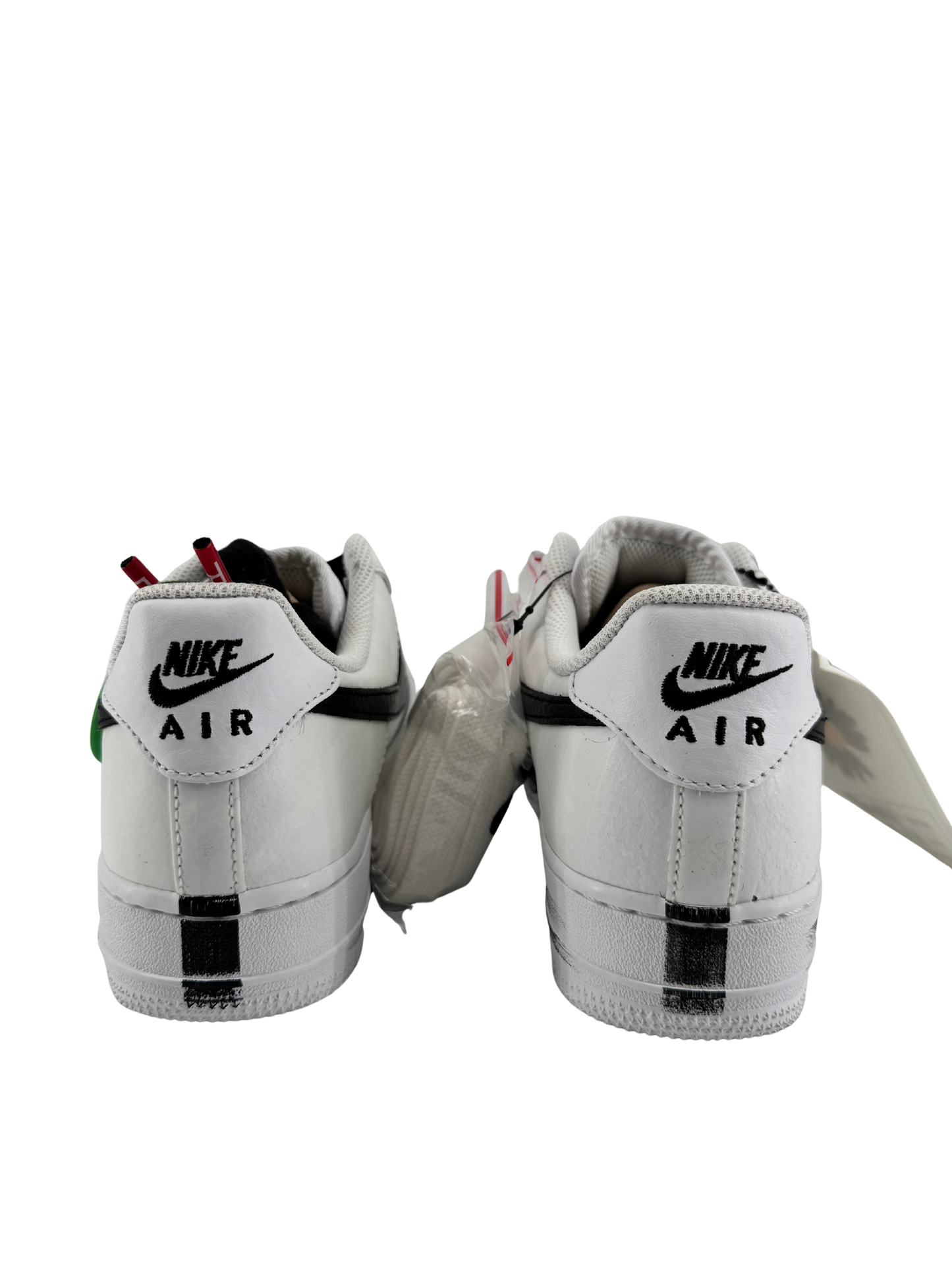 Nike x G-DRAGON (PEACEMINUSONE) — Air Force 1 Low “Para-Noise 2.0” cuir enduit blanc & swoosh noir (2020) | Réf. DD3223-100