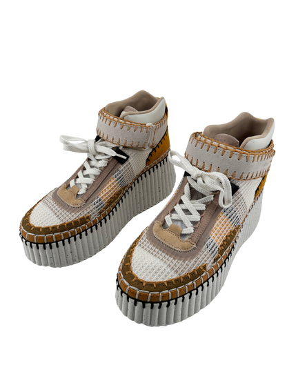 Baskets Compensées Nama Chloé – L’élégance architecturale au service du style contemporain