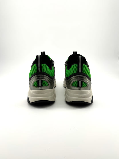Baskets Dior B22 Silver Green – Sneakers de Luxe Homme