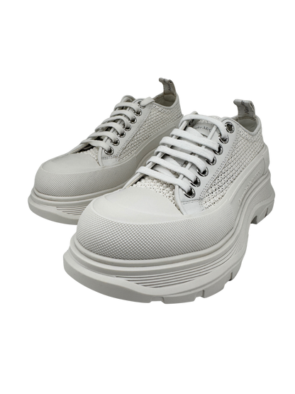 Alexander McQueen — Tread Slick Raffia Blanc, T.38