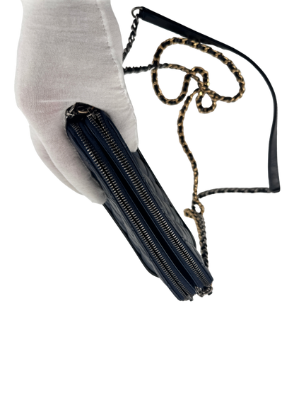 Chanel Gabrielle Small in quilted blue and black lambskin – Timeless elegance of 2018