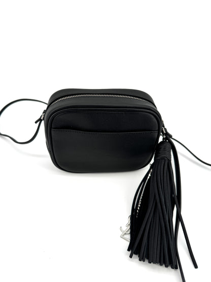 Sac Saint Laurent Blogger « Love » – Édition limitée en cuir noir brodé