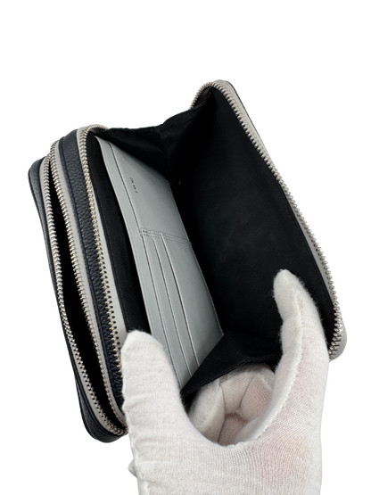 Dior Navy/Gray Leather Shoulder Bag — Contemporary Elegance by Dior