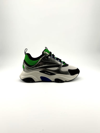 Baskets Dior B22 Silver Green – Sneakers de Luxe Homme