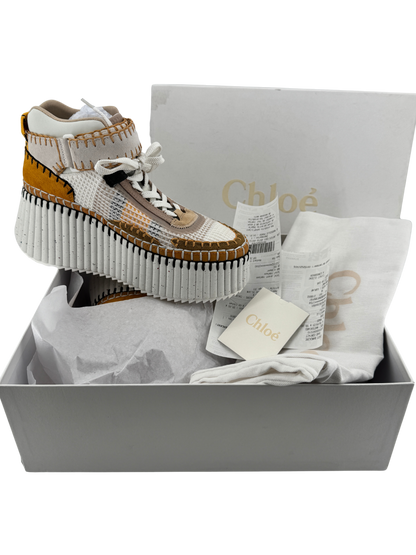 Baskets Compensées Nama Chloé – L’élégance architecturale au service du style contemporain