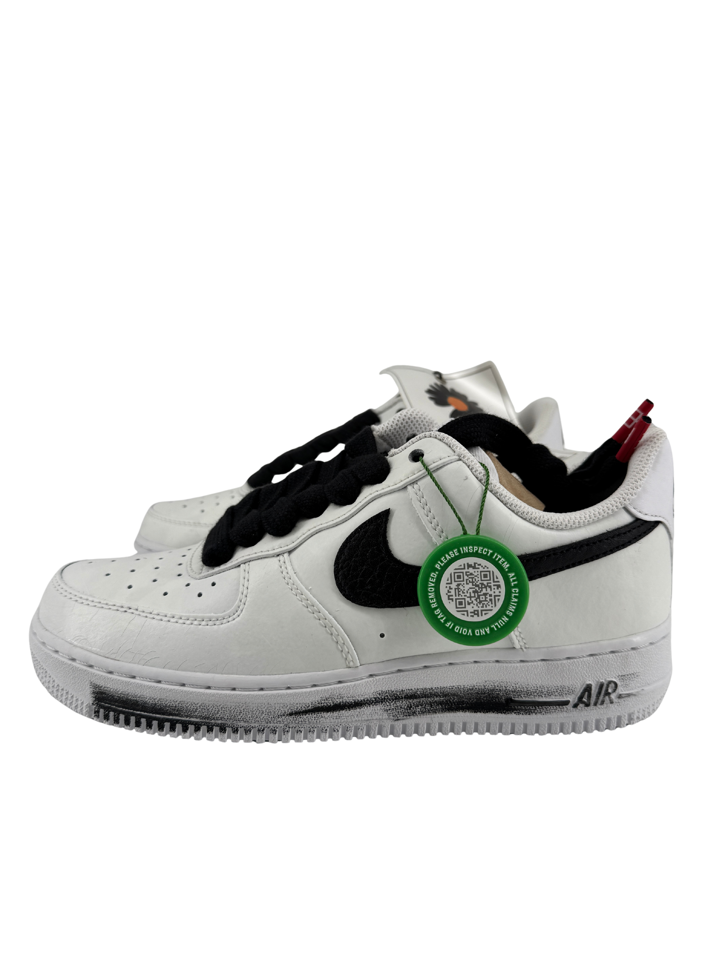 Nike x G-DRAGON (PEACEMINUSONE) — Air Force 1 Low “Para-Noise 2.0” cuir enduit blanc & swoosh noir (2020) | Réf. DD3223-100