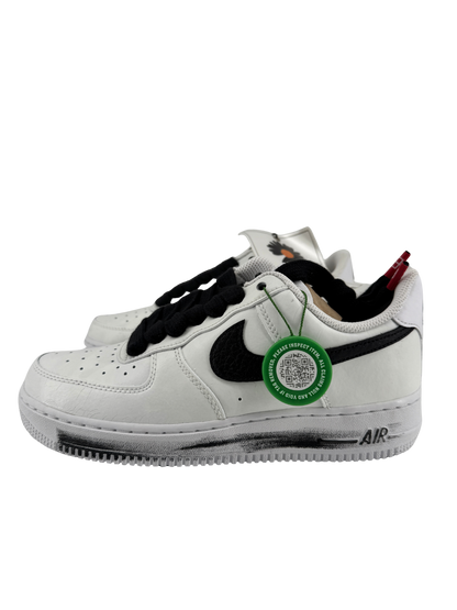 Nike x G-DRAGON (PEACEMINUSONE) — Air Force 1 Low “Para-Noise 2.0” cuir enduit blanc & swoosh noir (2020) | Réf. DD3223-100