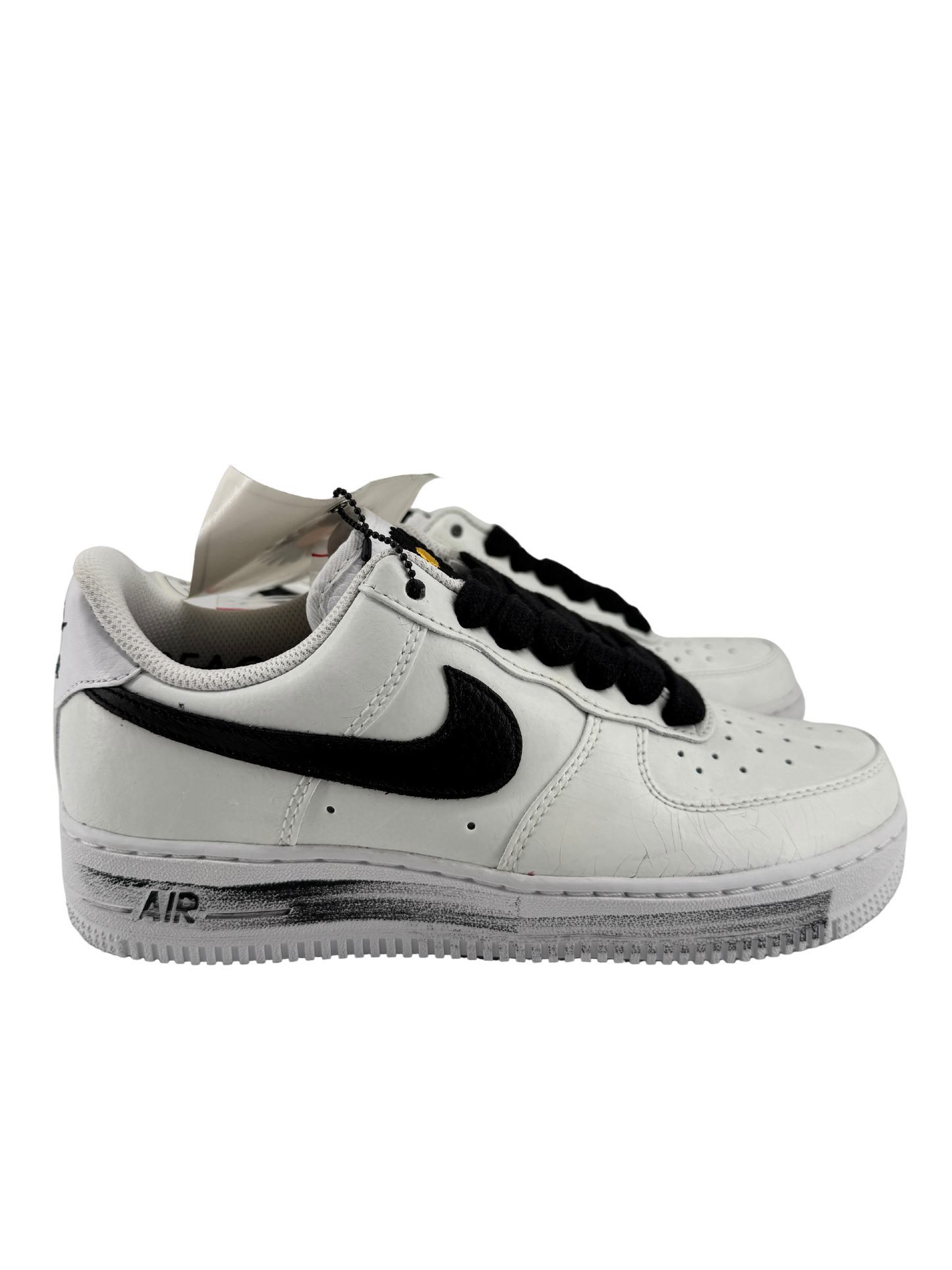 Nike x G-DRAGON (PEACEMINUSONE) — Air Force 1 Low “Para-Noise 2.0” cuir enduit blanc & swoosh noir (2020) | Réf. DD3223-100