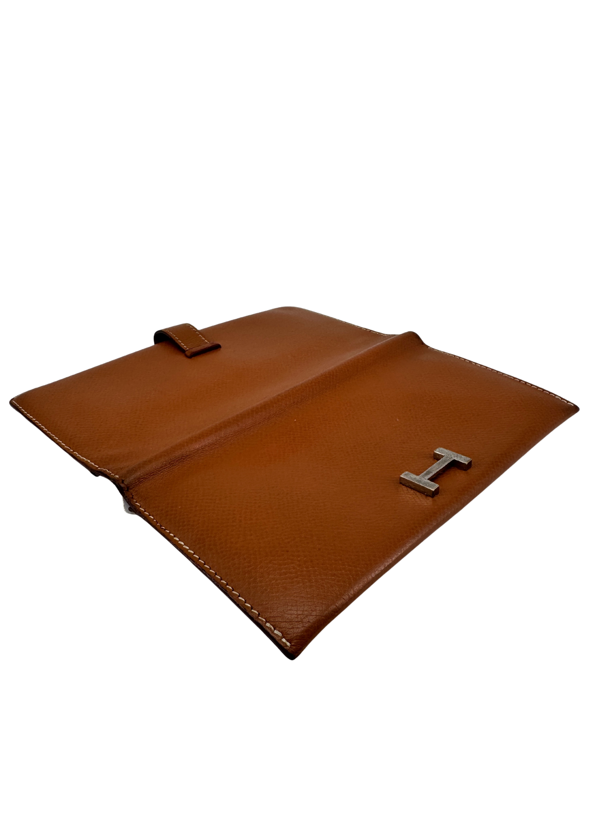 Hermès Béarn Soufflet — Cuir Epsom Gold, Fermoir H Palladié