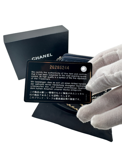 Chanel Gabrielle Small in quilted blue and black lambskin – Timeless elegance of 2018