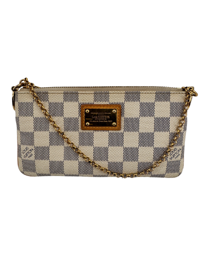 Louis Vuitton Pochette Mila PM in Damier Azur canvas – Solar elegance and timeless style