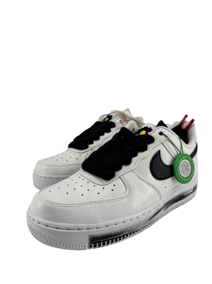 Nike x G-DRAGON (PEACEMINUSONE) — Air Force 1 Low “Para-Noise 2.0” cuir enduit blanc & swoosh noir (2020) | Réf. DD3223-100