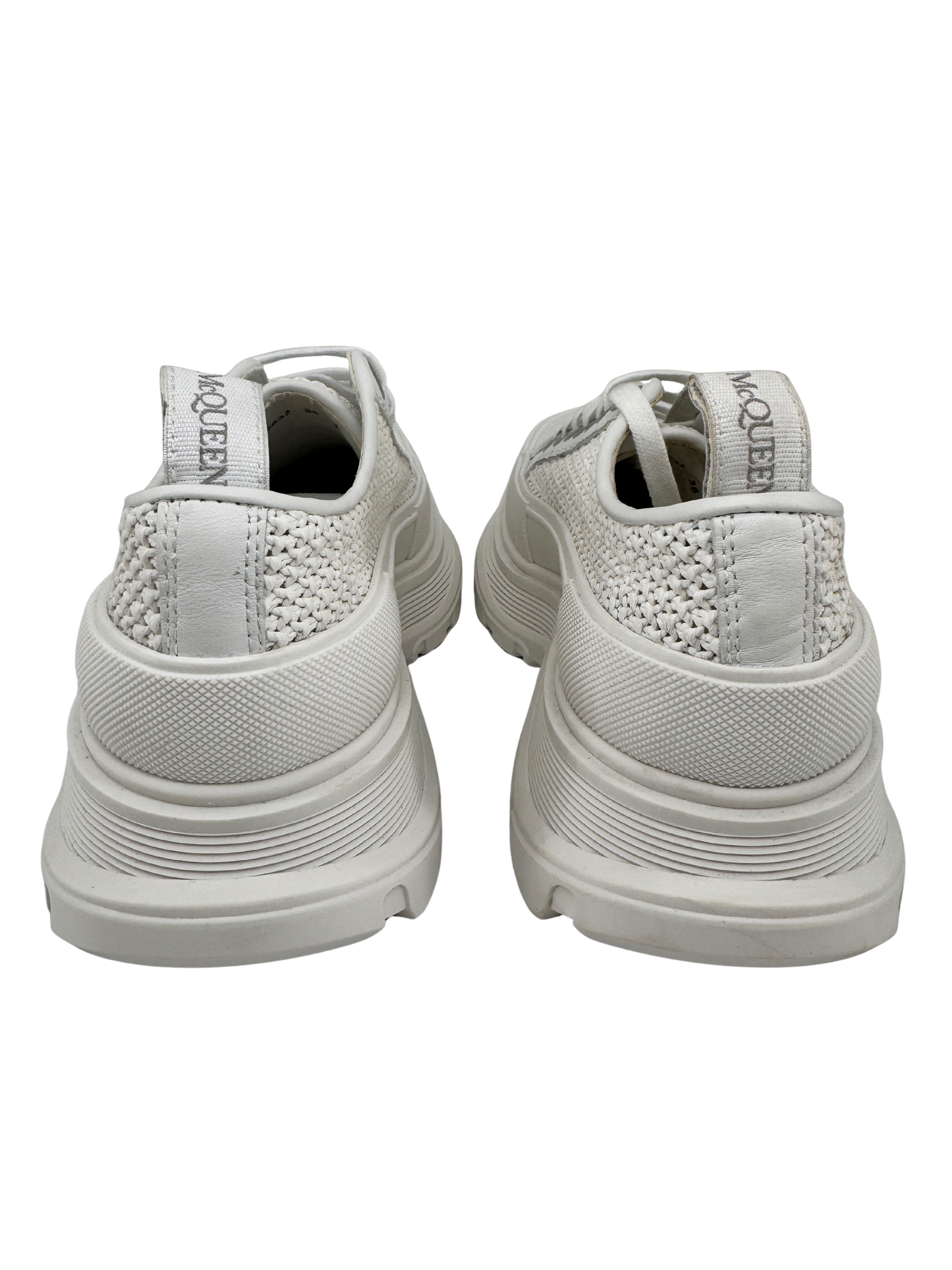 Alexander McQueen — Tread Slick Raffia Blanc, T.38