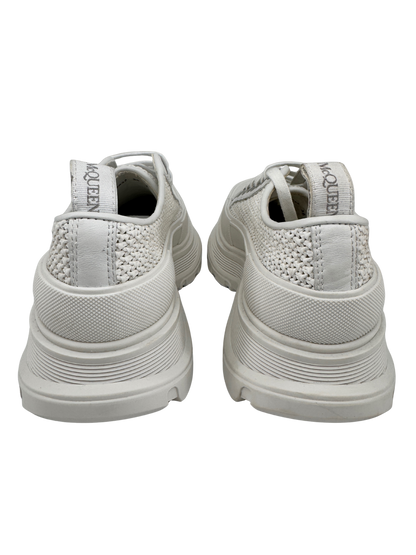 Alexander McQueen — Tread Slick Raffia Blanc, T.38