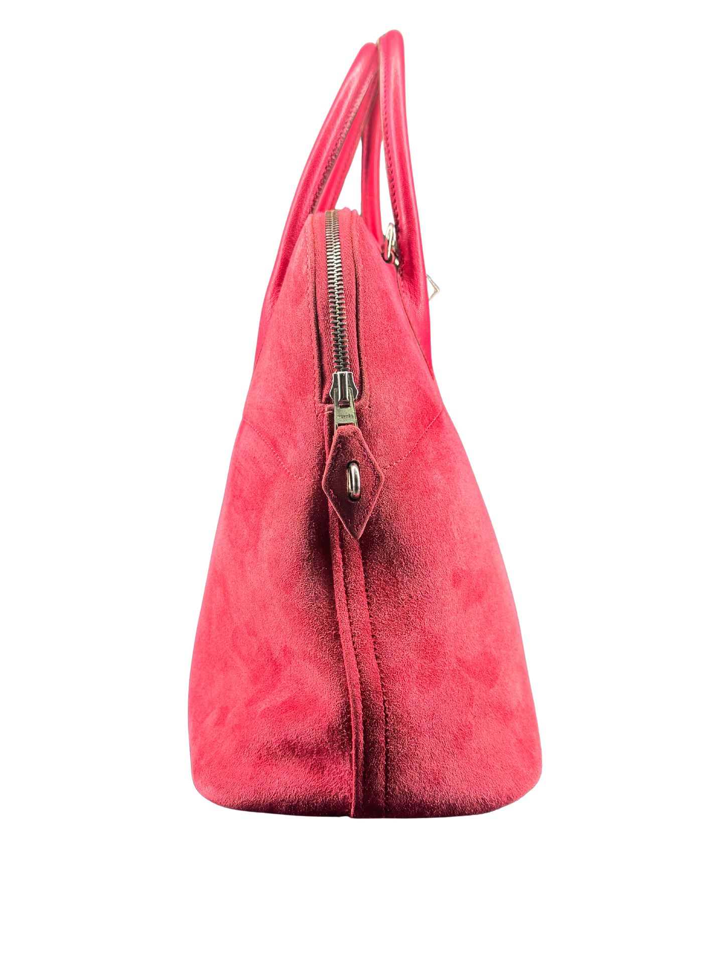 Sac Hermès Bolide 35 en Daim Rose Vintage – L’Élégance Intemporelle d’un Icône du Luxe