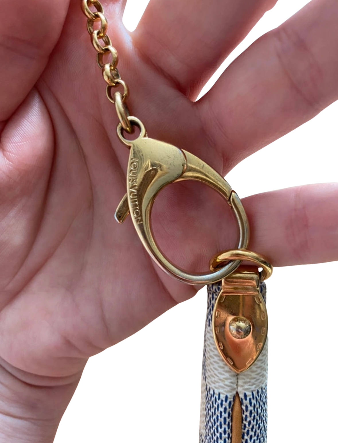 Louis Vuitton Pochette Mila PM in Damier Azur canvas – Solar elegance and timeless style