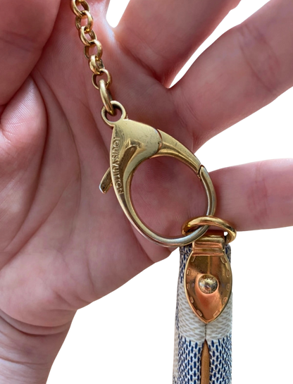 Louis Vuitton Pochette Mila PM in Damier Azur canvas – Solar elegance and timeless style