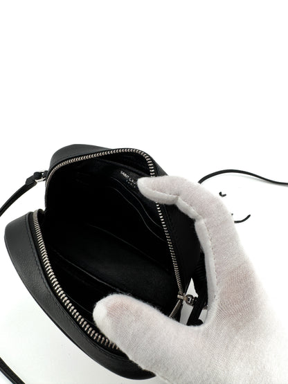 Sac Saint Laurent Blogger « Love » – Édition limitée en cuir noir brodé