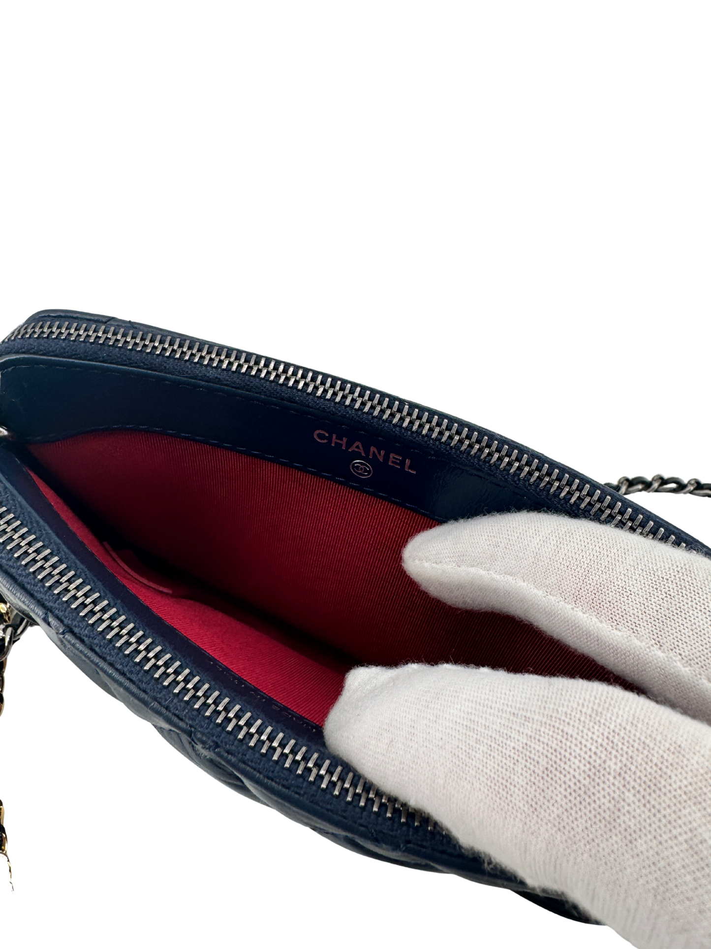 Chanel Gabrielle Small in quilted blue and black lambskin – Timeless elegance of 2018