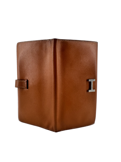 Hermès Béarn Soufflet — Cuir Epsom Gold, Fermoir H Palladié
