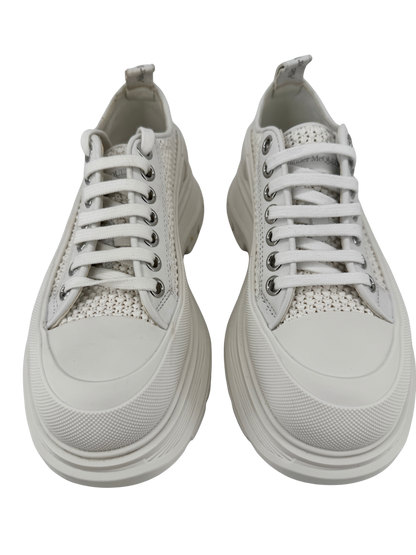 Alexander McQueen — Tread Slick Raffia Blanc, T.38
