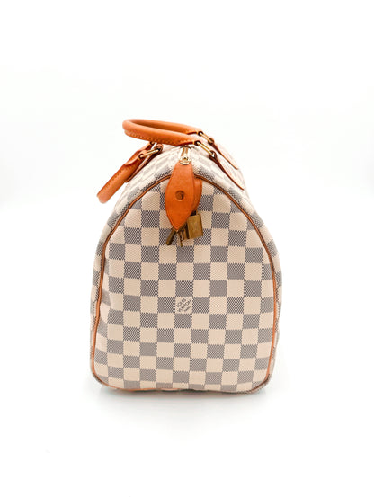 Sac Louis Vuitton Speedy 35 – Damier Azur