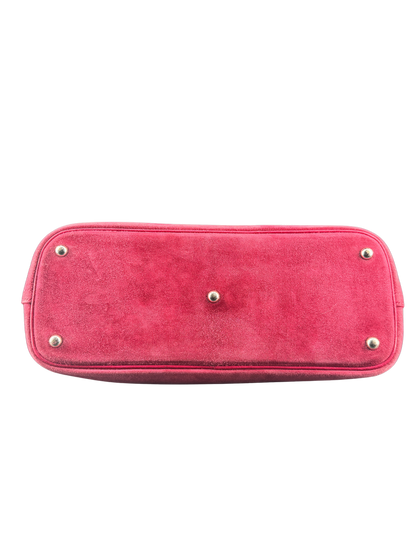 Sac Hermès Bolide 35 en Daim Rose Vintage – L’Élégance Intemporelle d’un Icône du Luxe