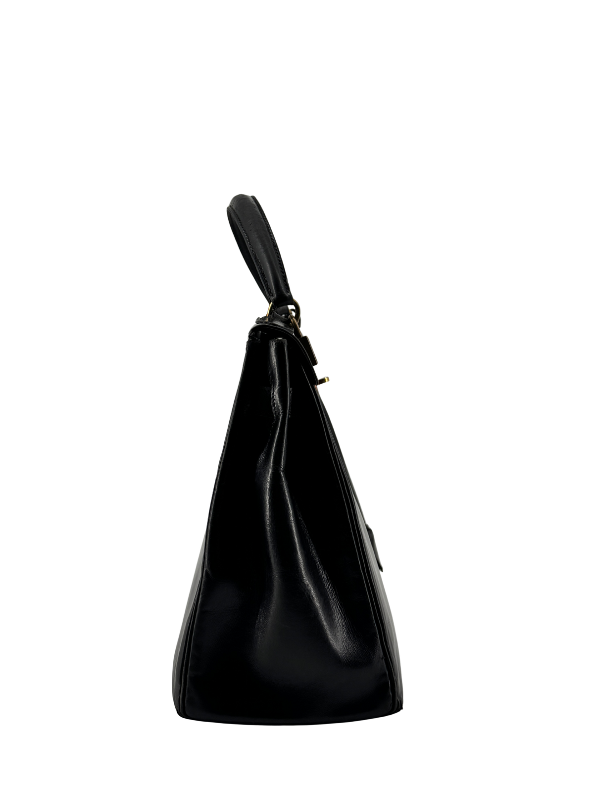 Hermès Kelly 32 Retourne — Veau Box Noir, circa 1965