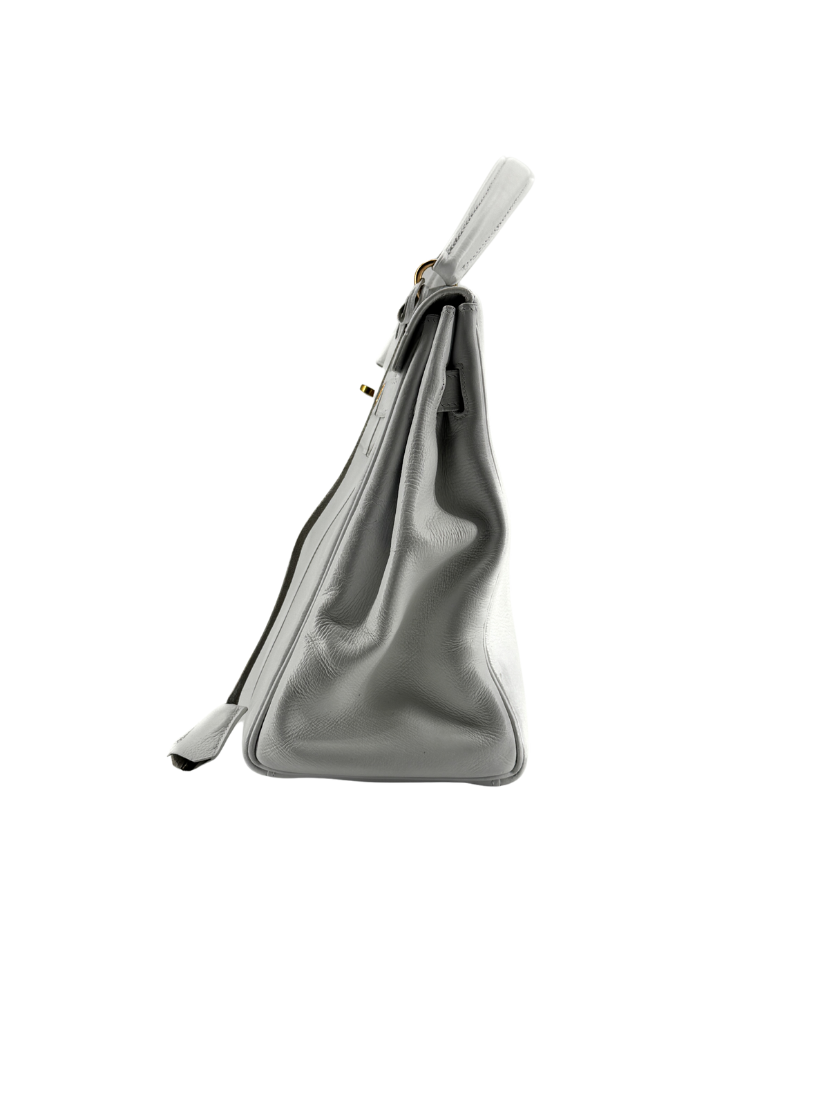 Hermès Kelly Retourné 32 — Veau Grainé Blanc, circa 1965