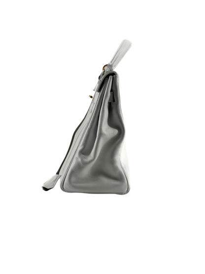 Hermès Kelly Retourné 32 — Veau Grainé Blanc, circa 1965