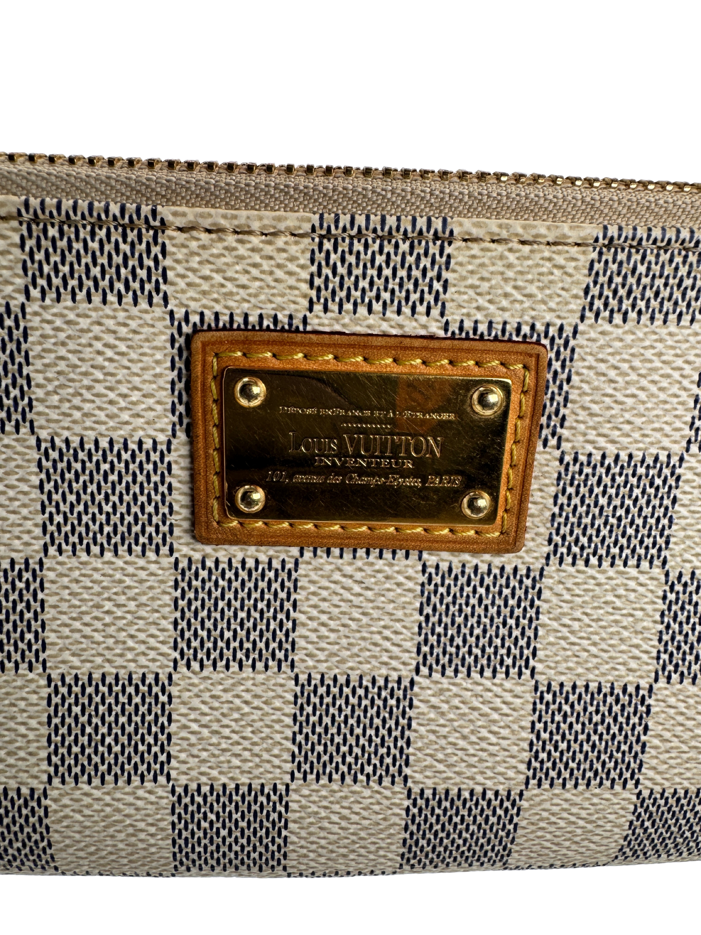 Louis Vuitton Pochette Mila PM in Damier Azur canvas – Solar elegance and timeless style